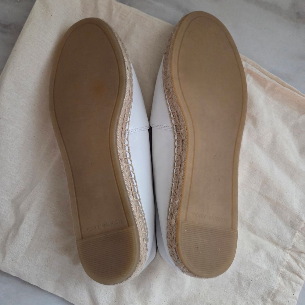 Tory Burch White Espadrille Flats - Picture 8 of 8
